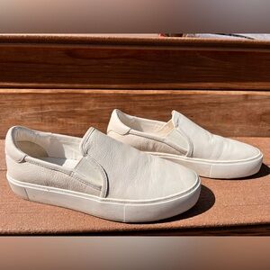UGG leather slip on loafers